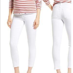 Maternity Skinny White Jeans Seven For All Mankind
